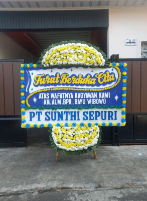 Papan Bunga Duka di Mertelu